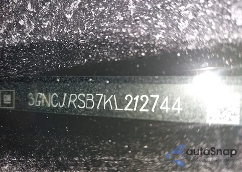 2019 Chevrolet Trax Premier из США, поврежденный, VIN 3GNCJRSB7KL212744